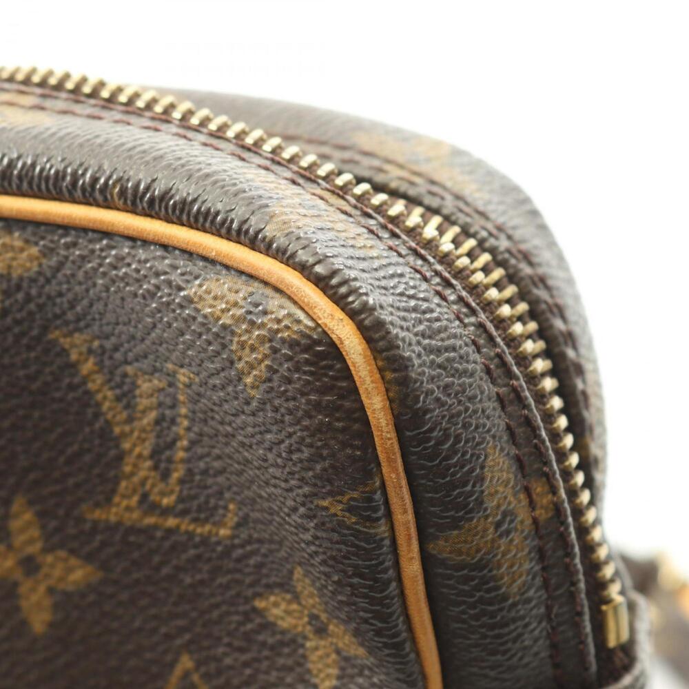 LOUIS VUITTON Brown Monogram Leather Shoulder Bag - Picture 10 of 12